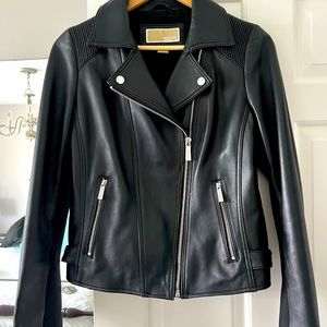 Michael Kors leather jacket sized M - NWOT